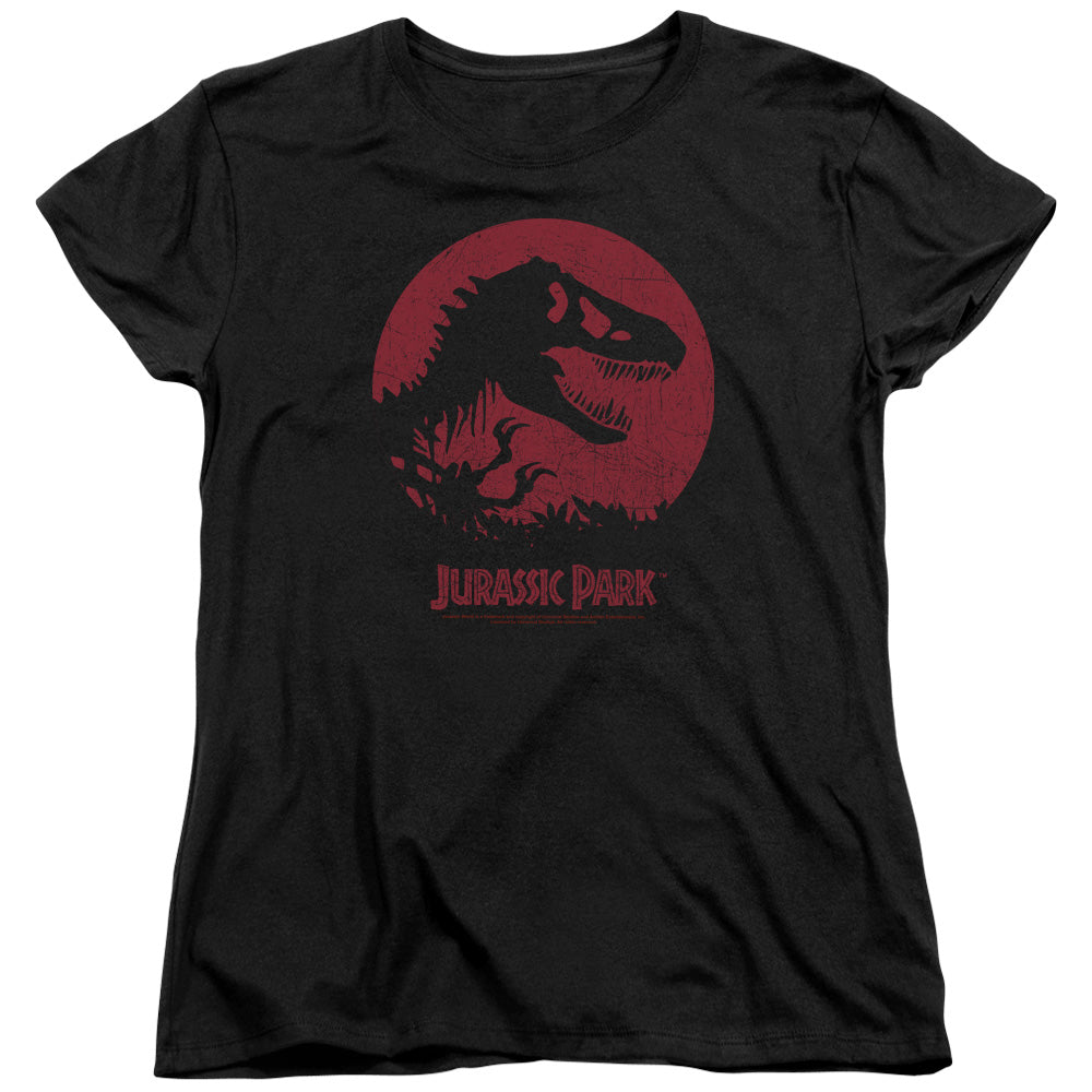 Jurassic Park T-Rex Sphere Women's 18/1 Cotton Short-Sleeve T-Shirt