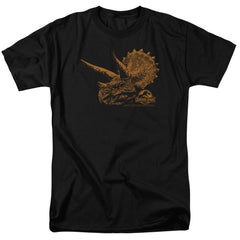 Jurassic Park Tri Mount Men's 18/1 Cotton Short-Sleeve T-Shirt