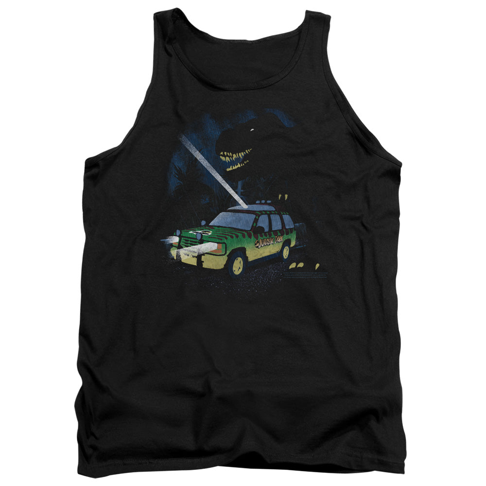 Jurassic Park Turn It Off Men's 18/1 Cotton Tank Top