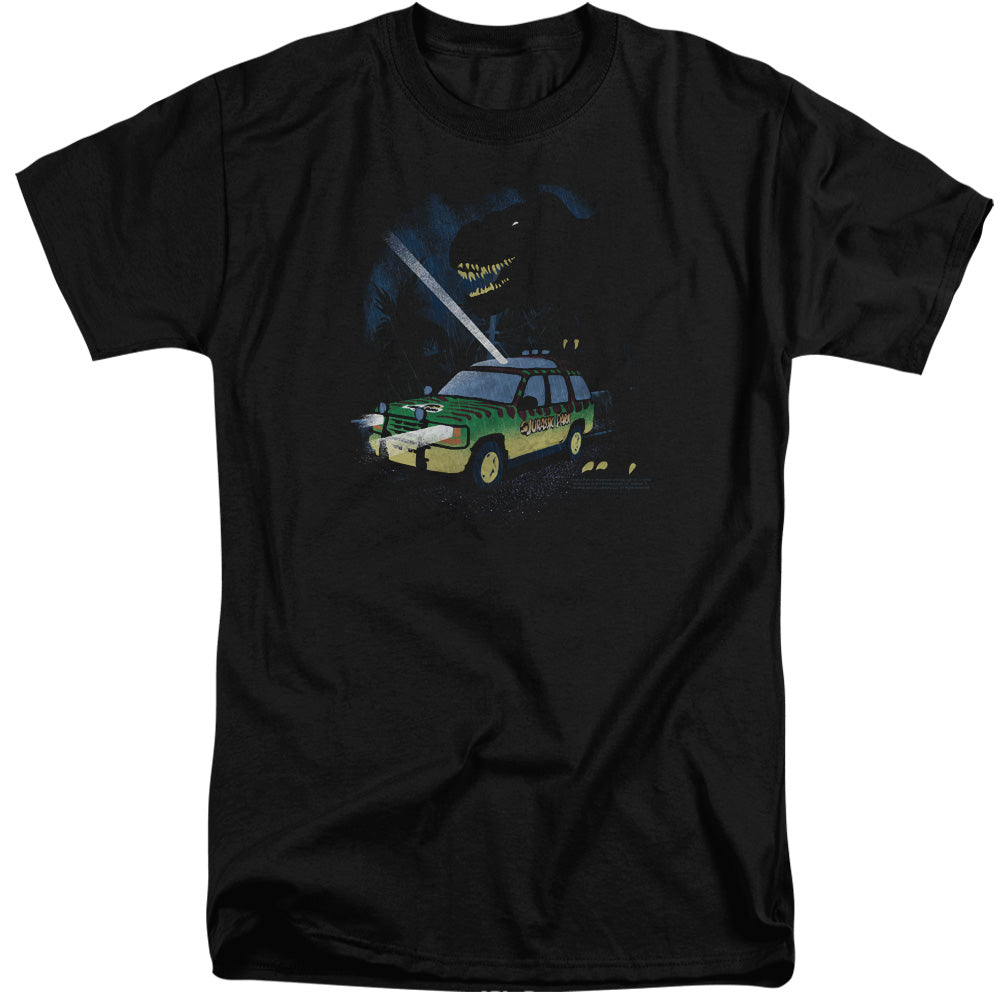 Jurassic Park Turn It Off Men's 18/1 Tall Cotton Short-Sleeve T-Shirt