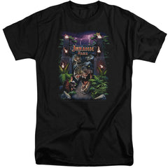 Jurassic Park Welcome To The Park Men's 18/1 Tall Cotton Short-Sleeve T-Shirt