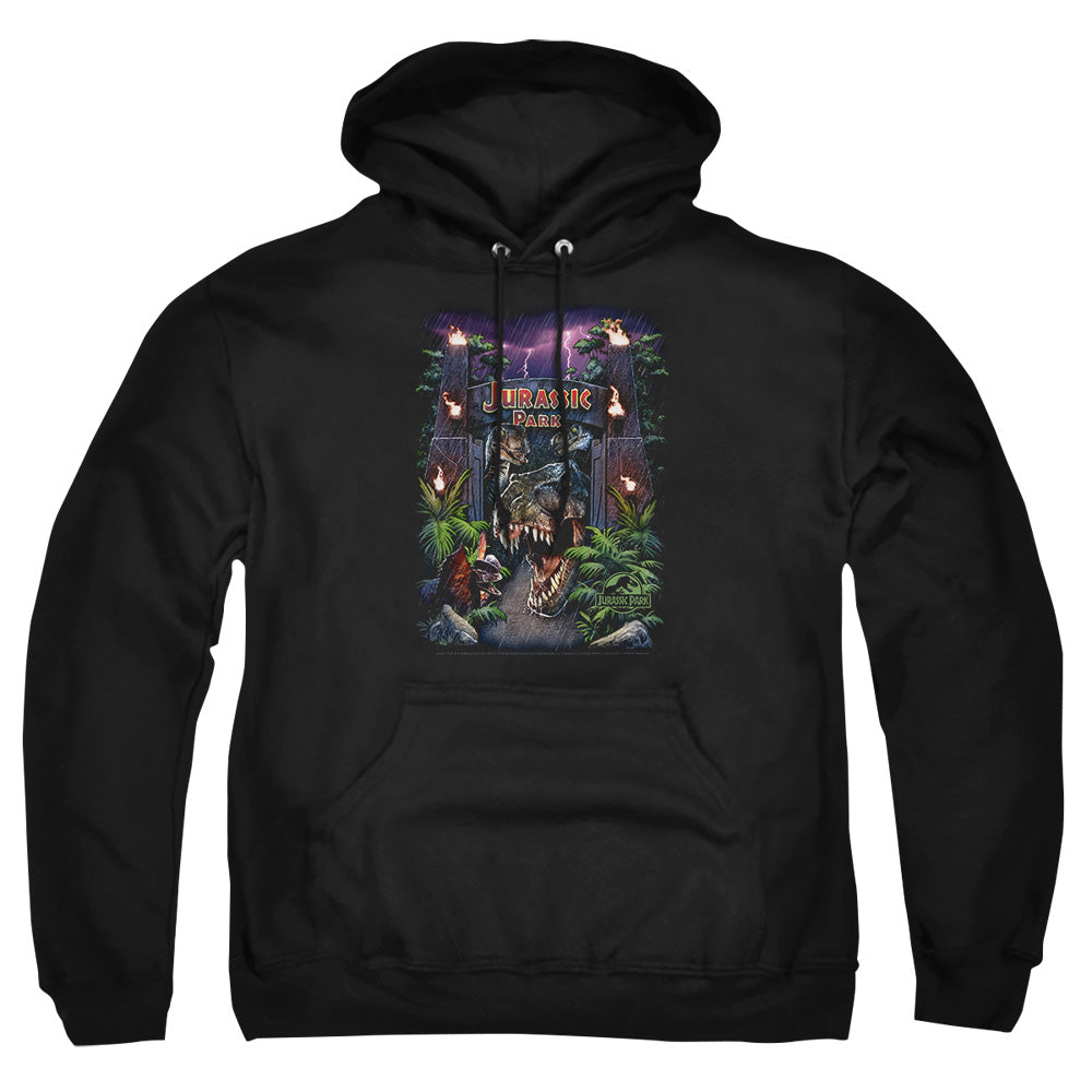 Jurassic Park Welcome To The Park Men's Pull-Over 75 25 Poly Hoodie