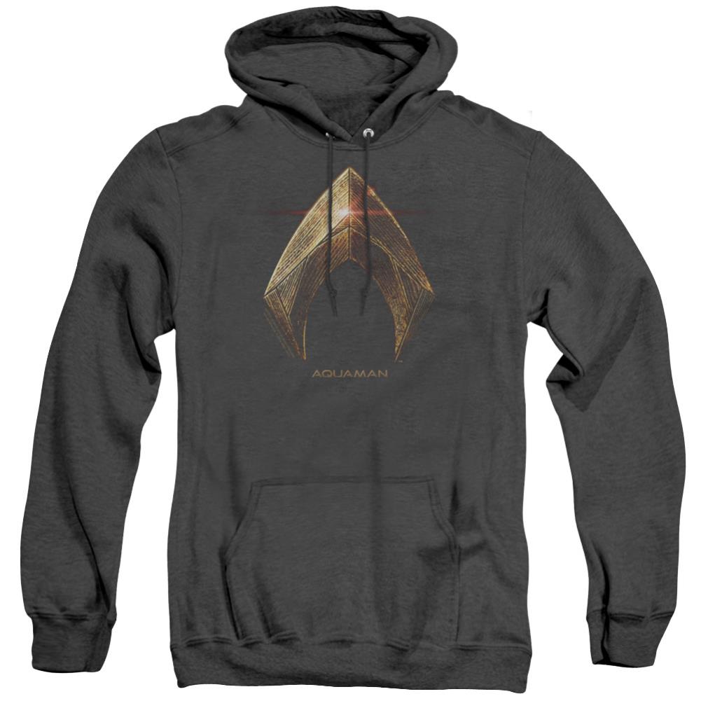 Justice League Movie Aquaman Logo Men's Pull-Over Hoodie