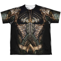 Justice League Movie Aquaman Uniform Youth Regular Fit Poly Short-Sleeve T-Shirt