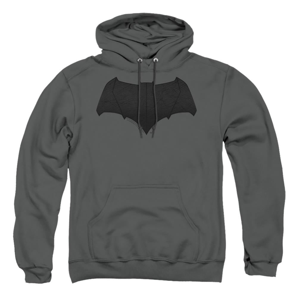 Justice League Movie Batman Logo Men's Pull-Over 75 25 Poly Hoodie