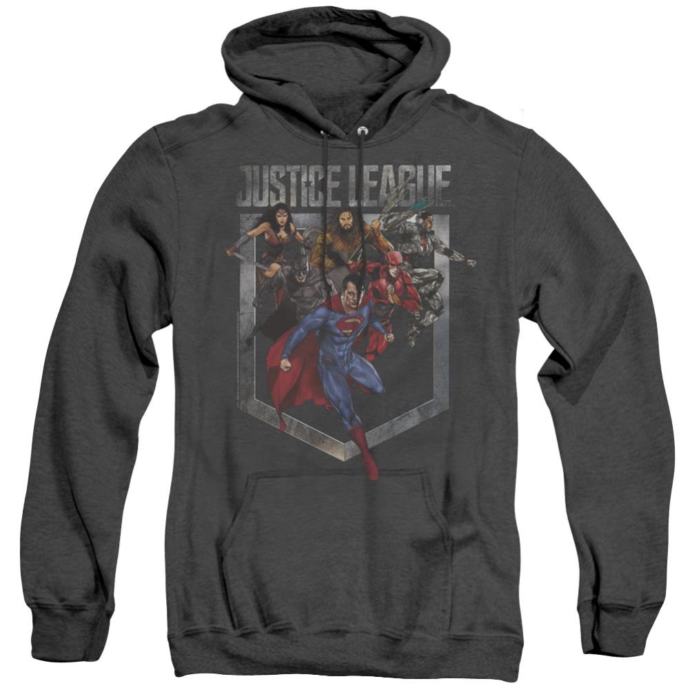 Justice League Movie Charge Men's Pull-Over Hoodie