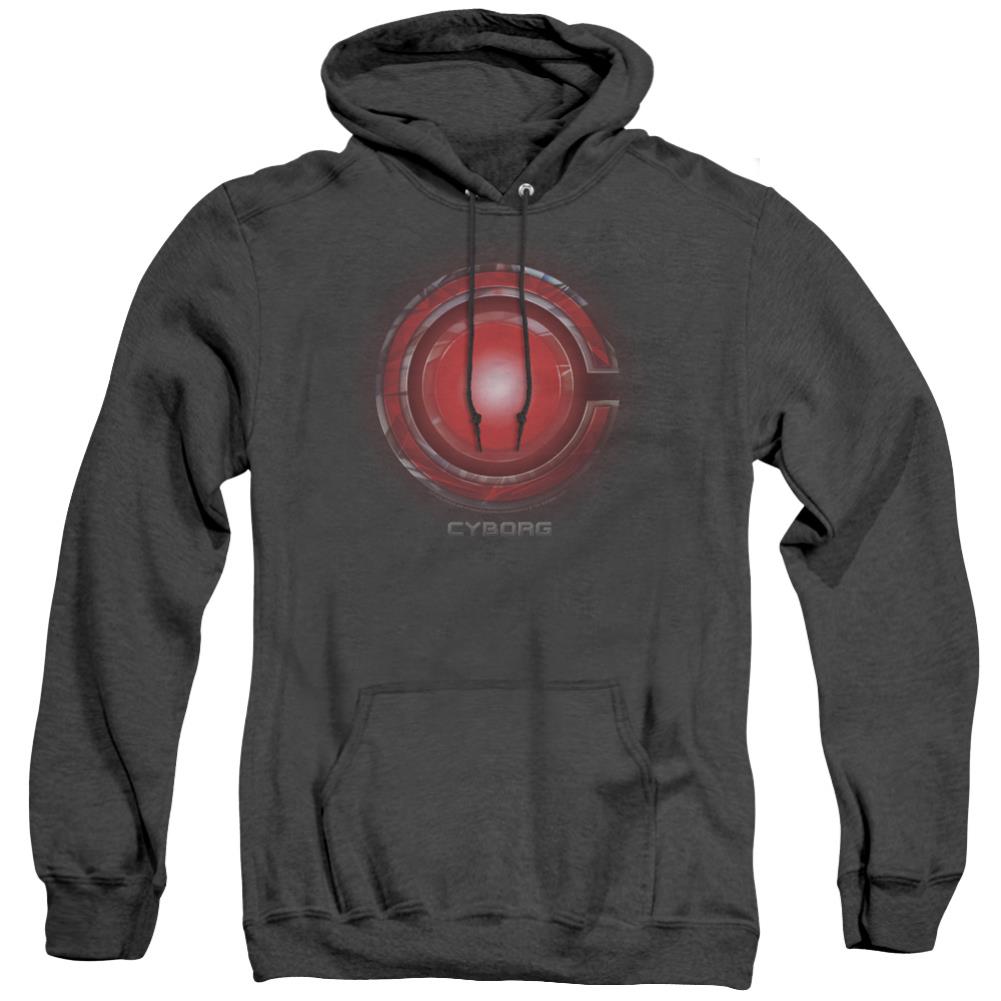 Justice League Movie Cyborg Logo Men's Pull-Over Hoodie
