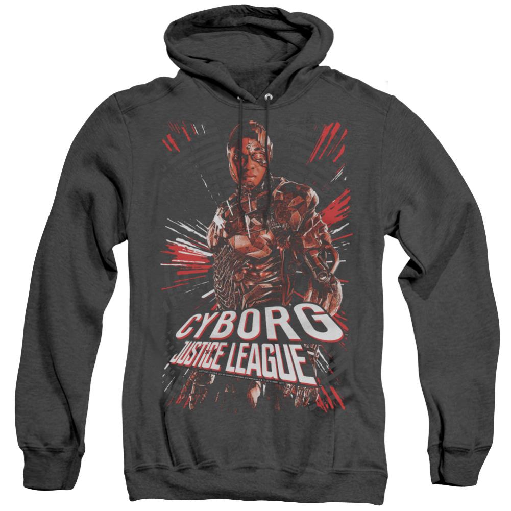 Justice League Movie Cyborg Men's Pull-Over Hoodie