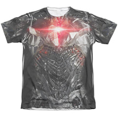 Justice League Movie Cyborg Uniform Men's Regular Fit Poly Cotton Short-Sleeve T-Shirt