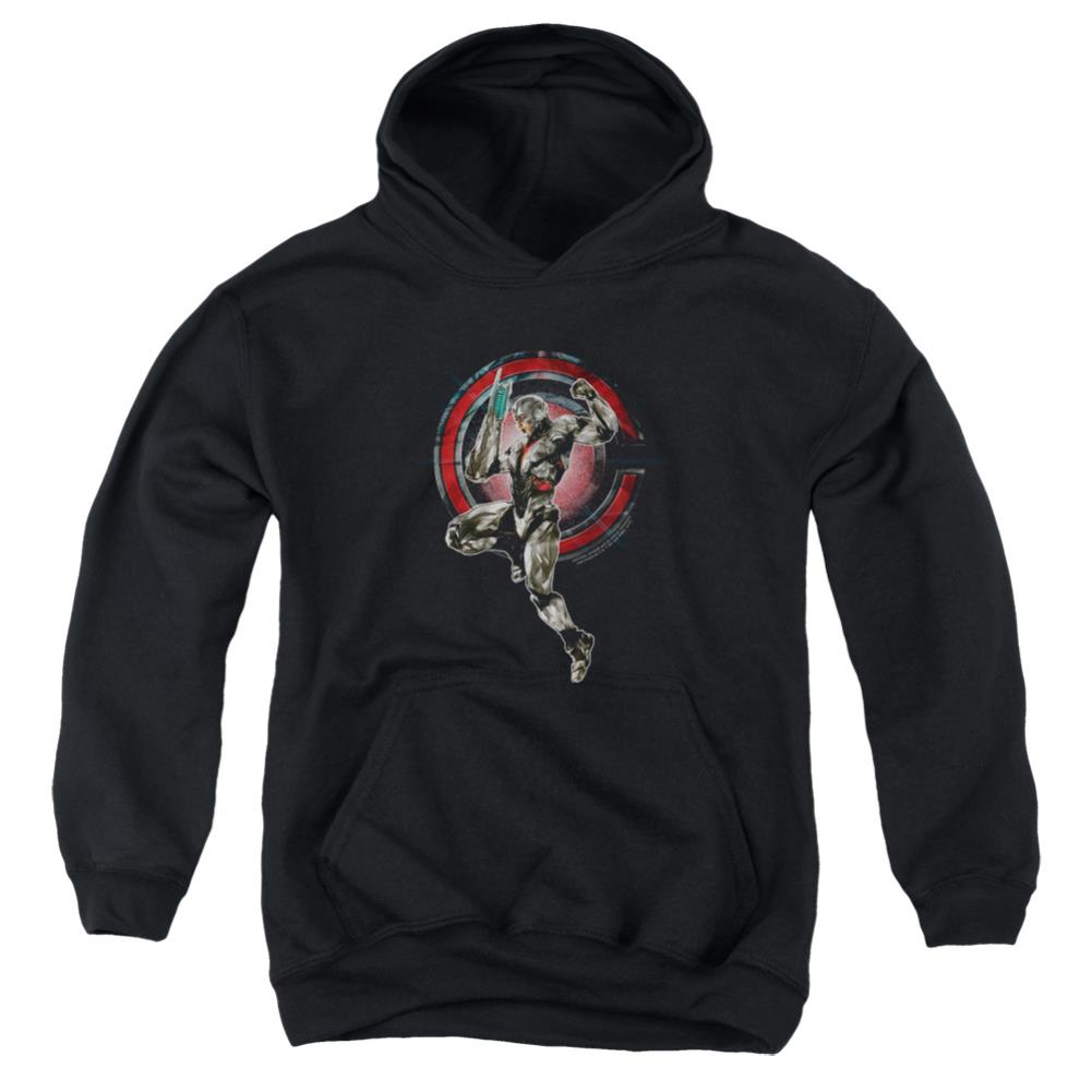 Justice League Movie Cyborg Youth Cotton Poly Pull-Over Hoodie