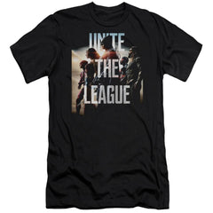 Justice League Movie Dawn Men's Ultra-Soft 30/1 Cotton Slim Short-Sleeve T-Shirt