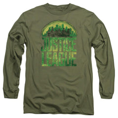 Justice League Movie Kryptonite Men's 18/1 Cotton Long-Sleeve T-Shirt