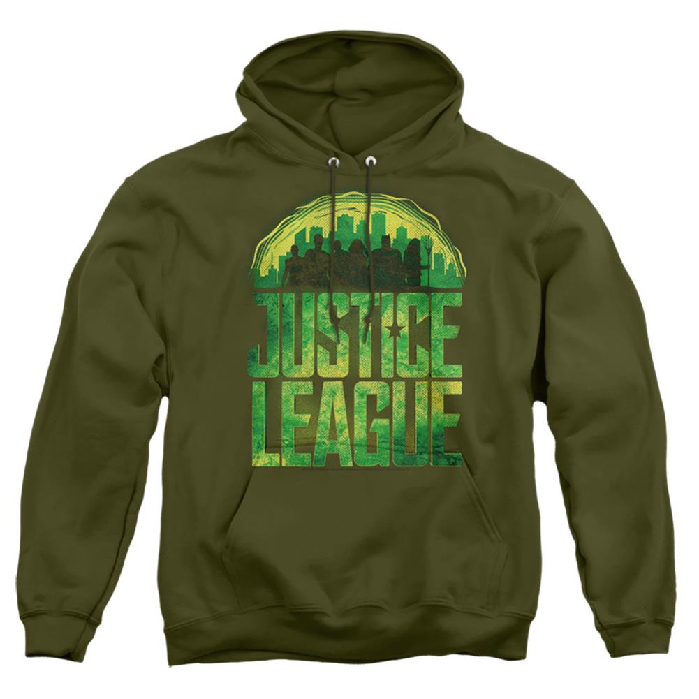 Justice League Movie Kryptonite Men's Pull-Over 75 25 Poly Hoodie