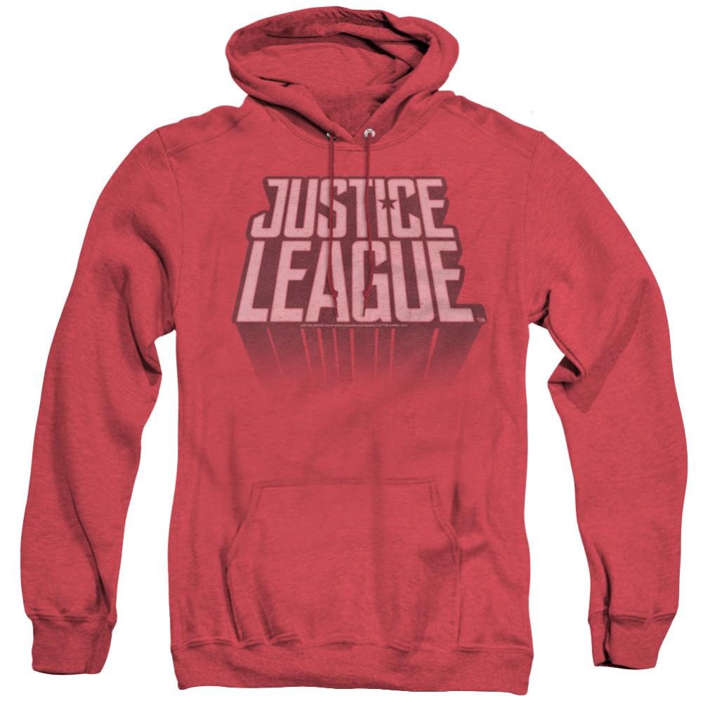 Justice League Movie League Distressed Men's Pull-Over Hoodie