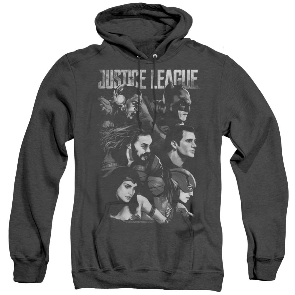 Justice League Movie Pushing Forward Men's Pull-Over Hoodie