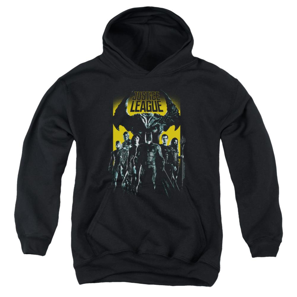 Justice League Movie Stand Up To Evil Youth Cotton Poly Pull-Over Hoodie