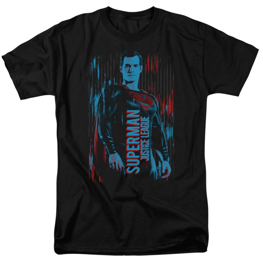 Justice League Movie Superman Men's 18/1 Cotton Short-Sleeve T-Shirt