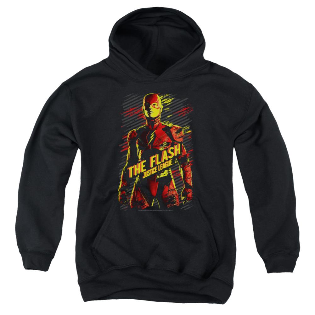 Justice League Movie The Flash Youth Cotton Poly Pull-Over Hoodie