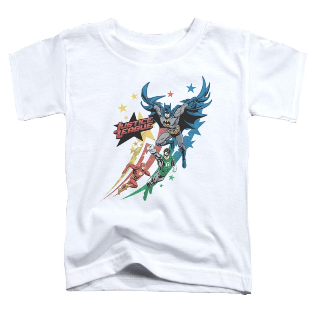 Justice League Of America Allegiance Toddler 18/1 Cotton Short-Sleeve T-Shirt