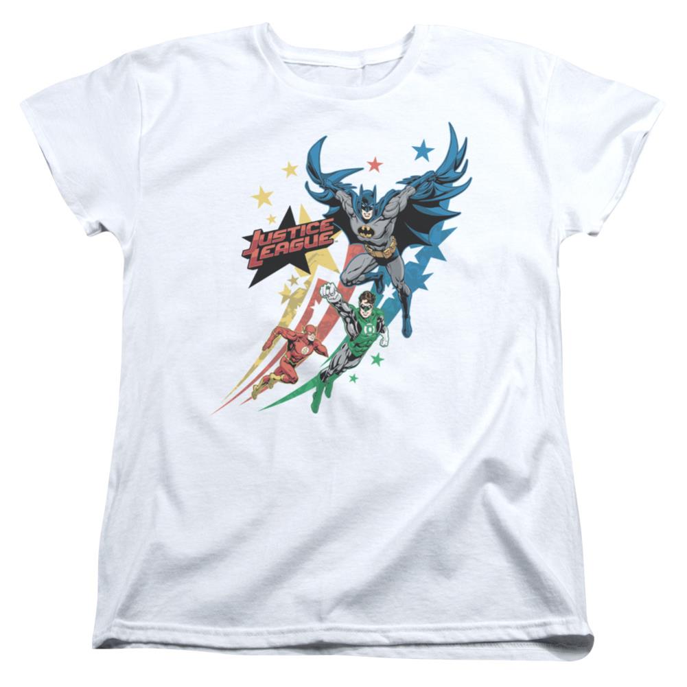 Justice League Of America Allegiance Women's 18/1 Cotton Short-Sleeve T-Shirt