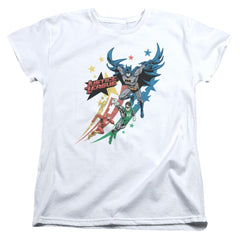 Justice League Of America Allegiance Women's 18/1 Cotton Short-Sleeve T-Shirt