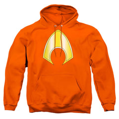 Justice League Of America Aquaman Logo Men's Pull-Over 75 25 Poly Hoodie