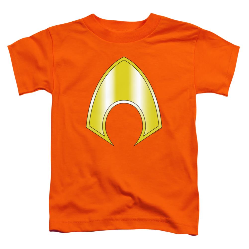Justice League Of America Aquaman Logo Toddler 18/1 Cotton Short-Sleeve T-Shirt