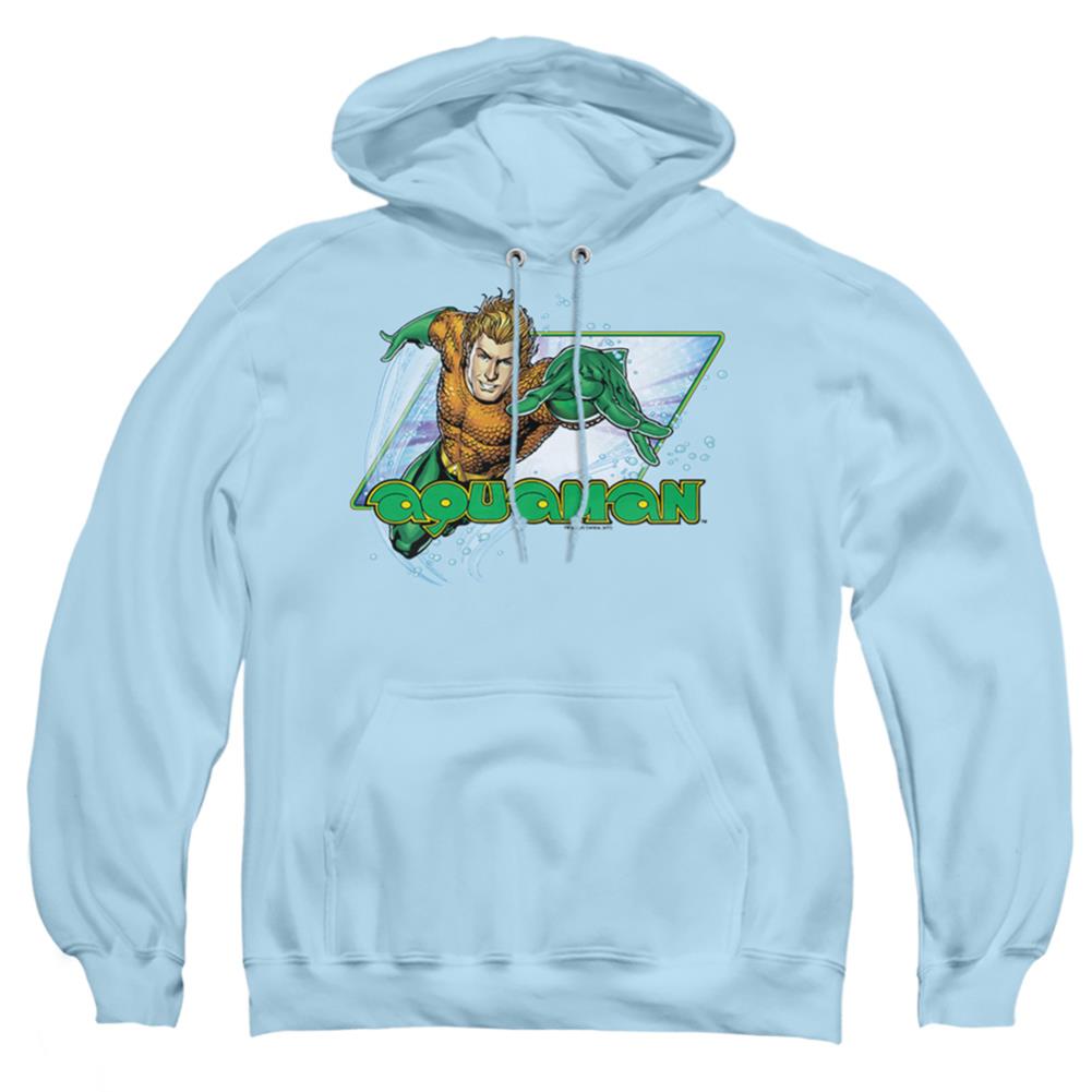 Justice League Of America Aquaman Men's Pull-Over 75 25 Poly Hoodie