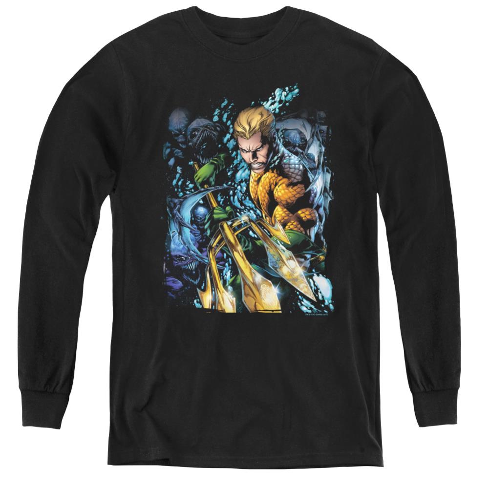 Justice League Of America Aquaman #1 Youth Long-Sleeve T-Shirt