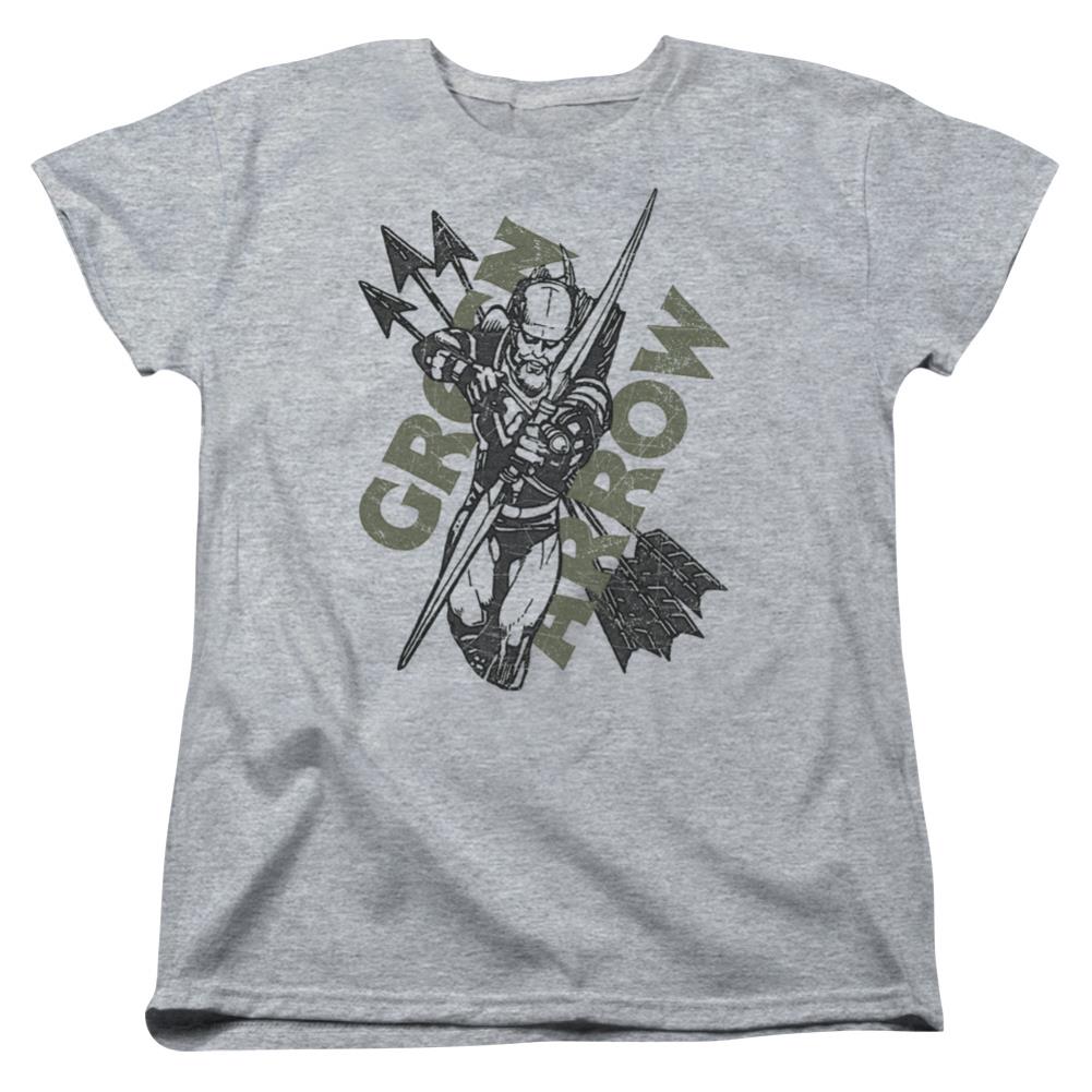 Justice League Of America Archers Arrows Women's 18/1 Cotton Short-Sleeve T-Shirt