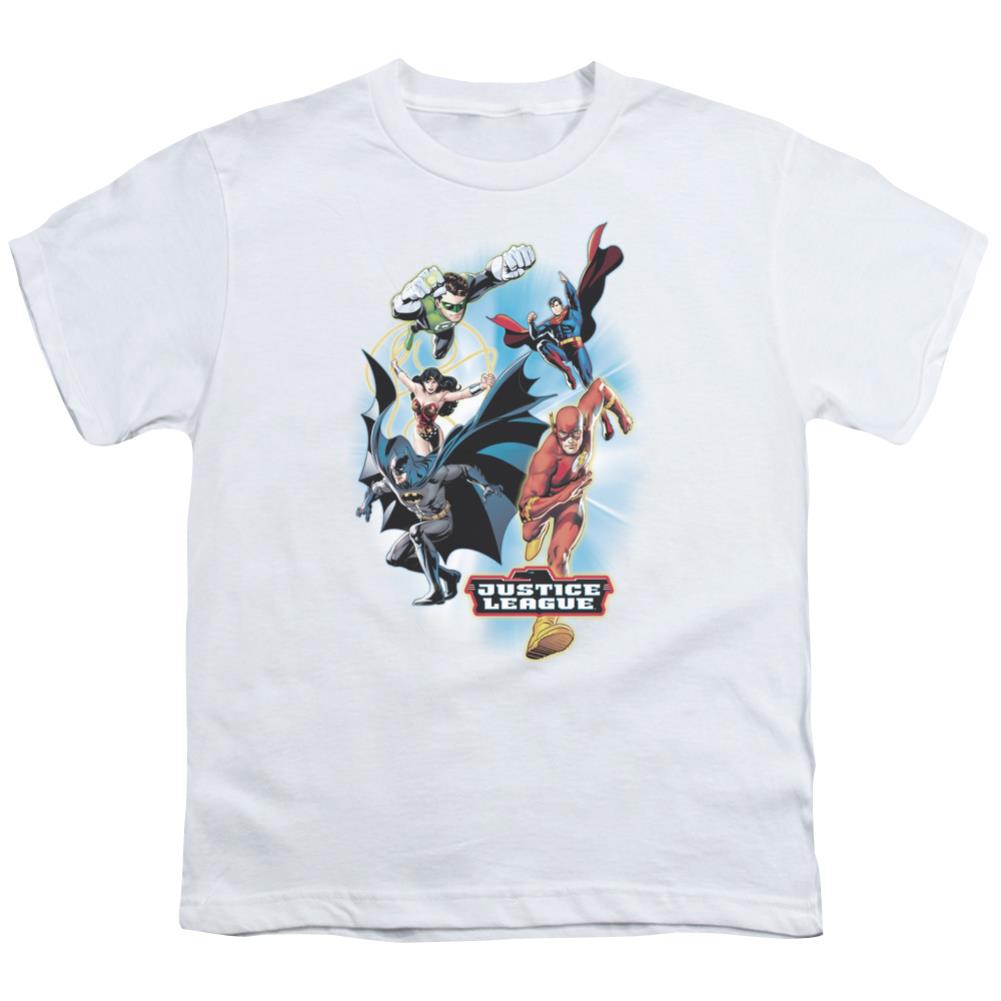 Justice League Of America At Your Service Youth 18/1 100% Cotton Short-Sleeve T-Shirt