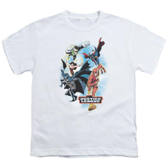 Justice League Of America At Your Service Youth 18/1 100% Cotton Short-Sleeve T-Shirt