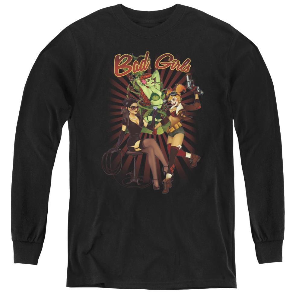 Justice League Of America Bad Girls Youth Long-Sleeve T-Shirt