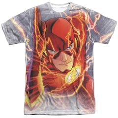 Justice League Of America Barry's Back Men's Regular Fit Polyester Short-Sleeve T-Shirt