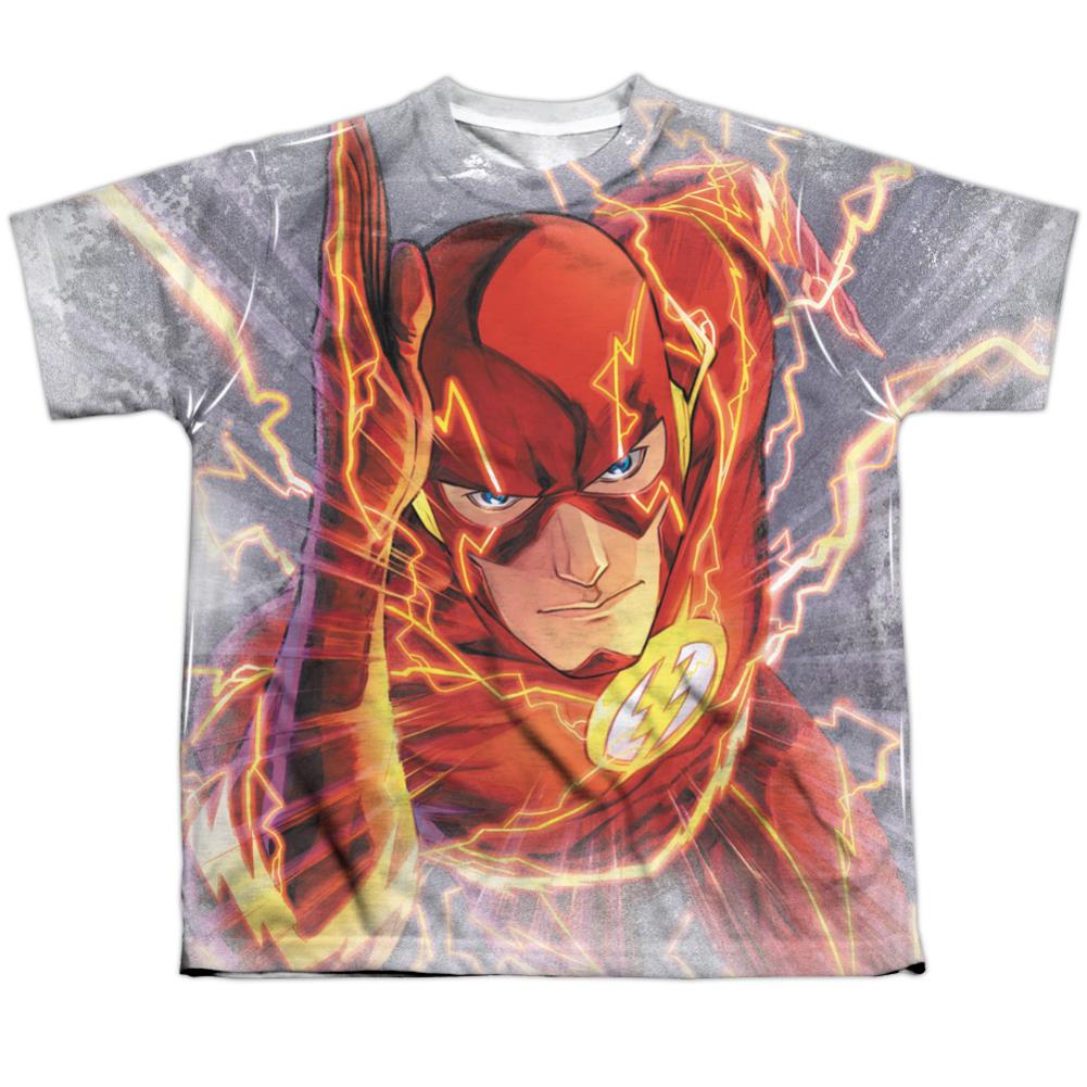 Justice League Of America Barry's Back Youth Regular Fit Poly Short-Sleeve T-Shirt