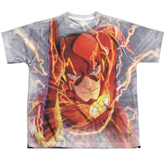 Justice League Of America Barry's Back Youth Regular Fit Poly Short-Sleeve T-Shirt