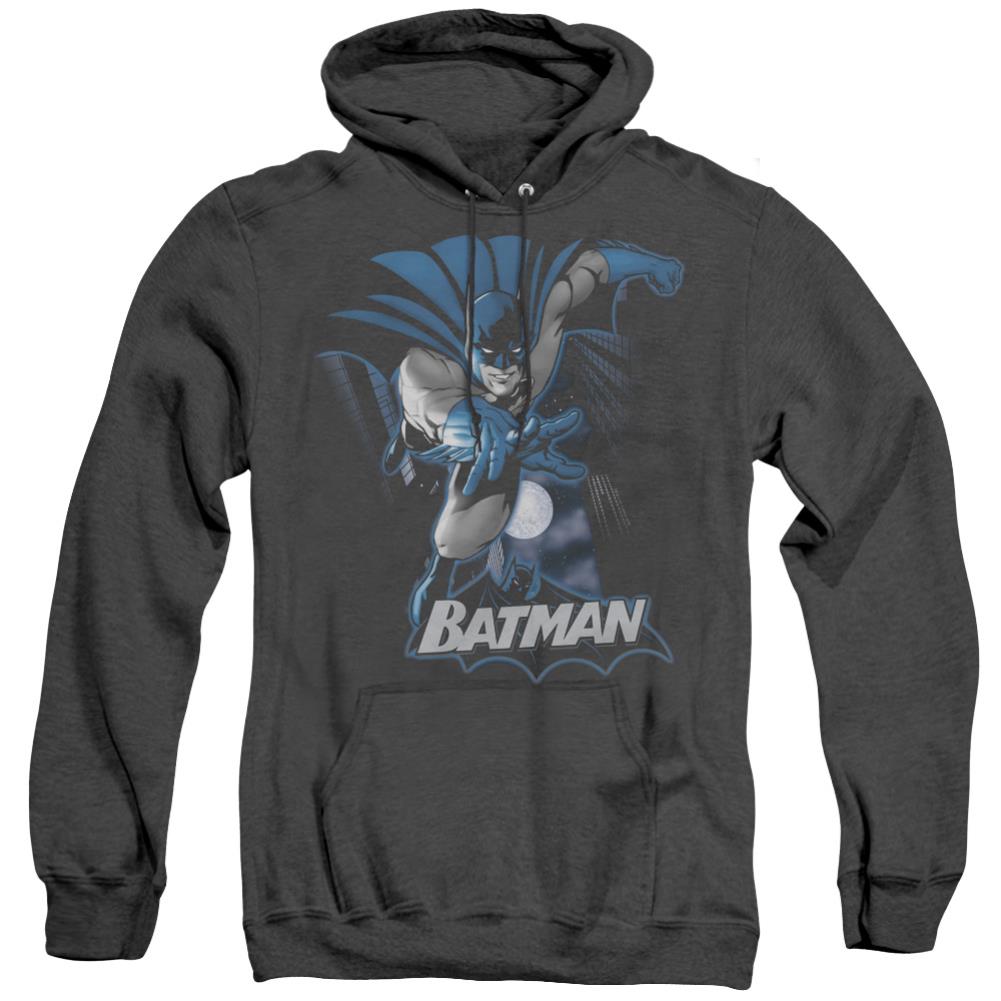 Justice League Of America Batman Blue And Gray Men's Pull-Over Hoodie