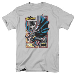 Justice League Of America Batman Panels Men's 18/1 Cotton Short-Sleeve T-Shirt