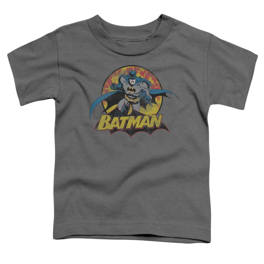 Justice League Of America Batman Rough DistreShort-Sleeve T-Shirtoddler 18/1 Cotton Short-Sleeve T-Shirt