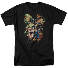 Justice League Of America Battle Ready Men's 18/1 Cotton Short-Sleeve T-Shirt