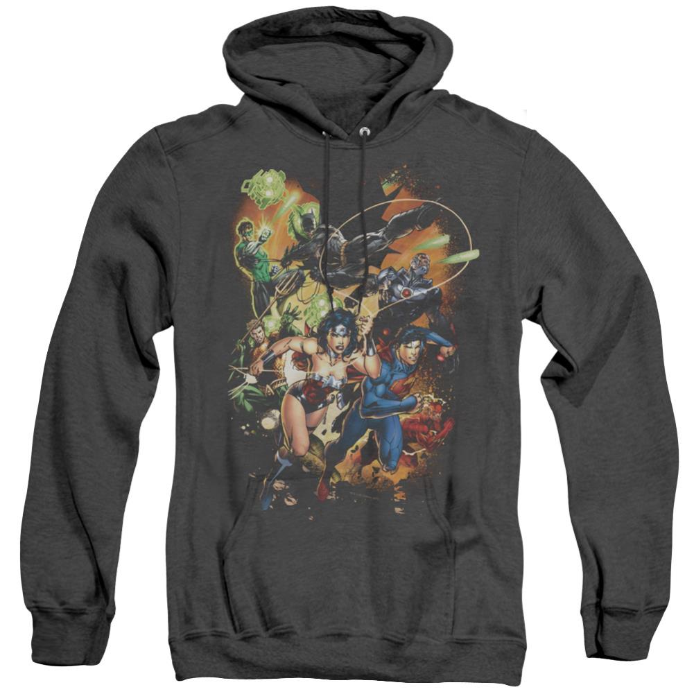 Justice League Of America Battle Ready Men's Pull-Over Hoodie