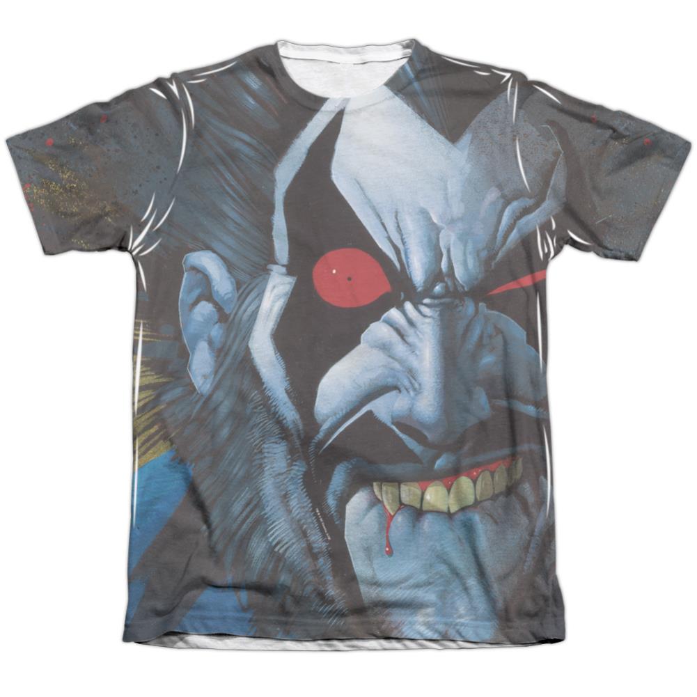 Justice League Of America Bit Lip Men's Regular Fit Poly Cotton Short-Sleeve T-Shirt