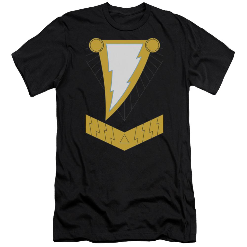 Justice League Of America Black Adam Men's Ultra-Soft 30/1 Cotton Slim Short-Sleeve T-Shirt