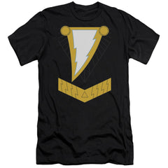 Justice League Of America Black Adam Men's Ultra-Soft 30/1 Cotton Slim Short-Sleeve T-Shirt