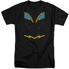 Justice League Of America Black Lightning Men's 18/1 Tall Cotton Short-Sleeve T-Shirt