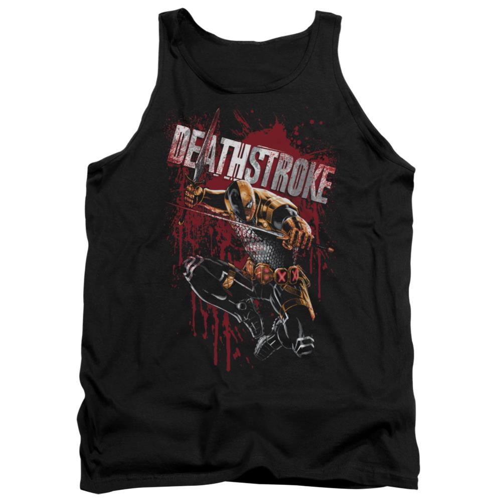 Justice League Of America Blood Splattered Men's 18/1 Cotton Tank Top