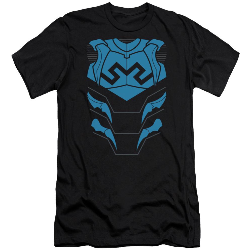 Justice League Of America Blue Beetle Men's Ultra-Soft 30/1 Cotton Slim Short-Sleeve T-Shirt