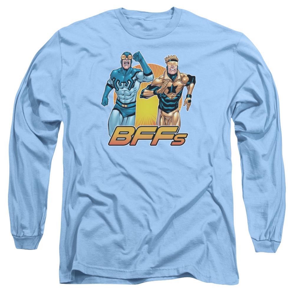 Justice League Of America Booster Beetle Bff Men's 18/1 Cotton Long-Sleeve T-Shirt