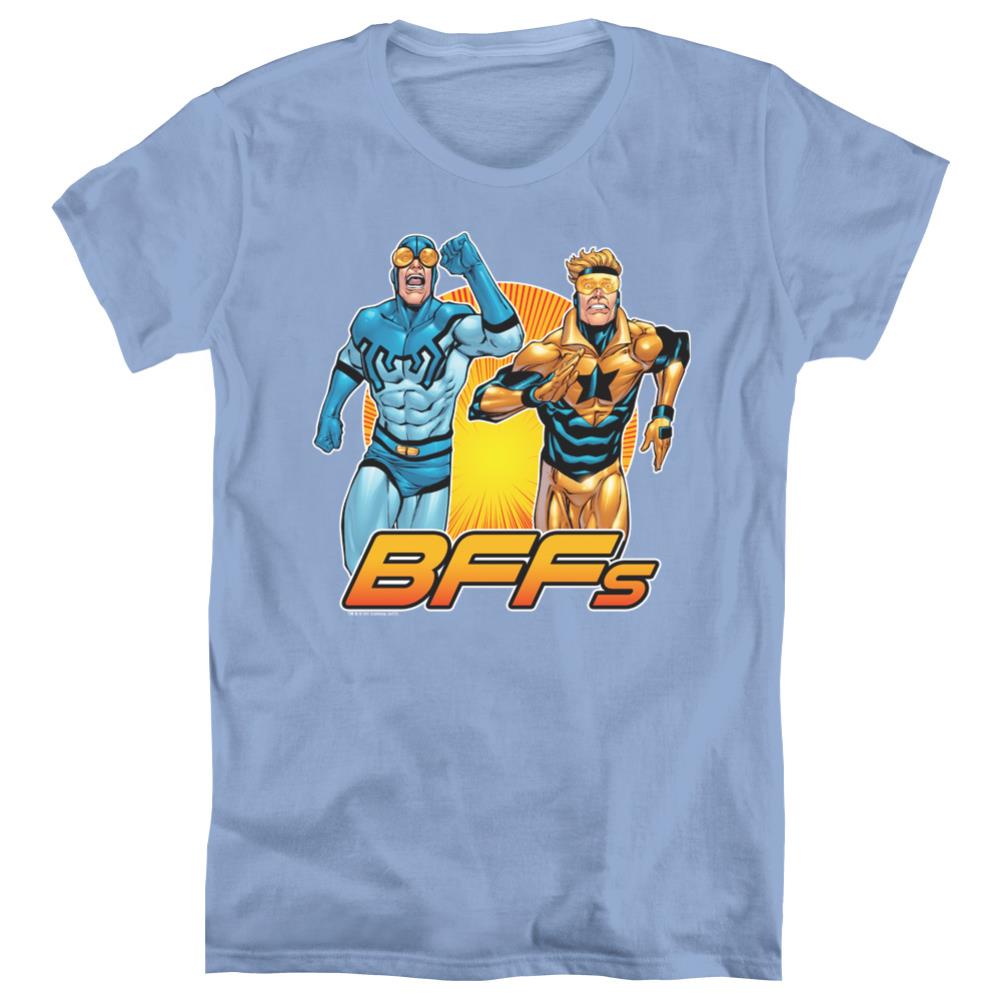 Justice League Of America Booster Beetle Bff Women's 18/1 Cotton Short-Sleeve T-Shirt