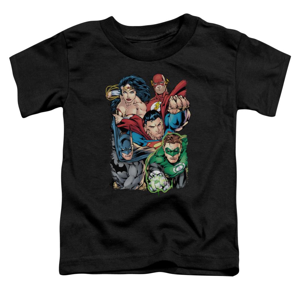 Justice League Of America Break Free Toddler 18/1 Cotton Short-Sleeve T-Shirt